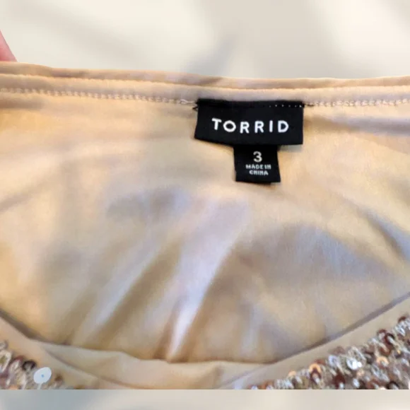 Sequin One-Shoulder Top - Picture 7 of 10